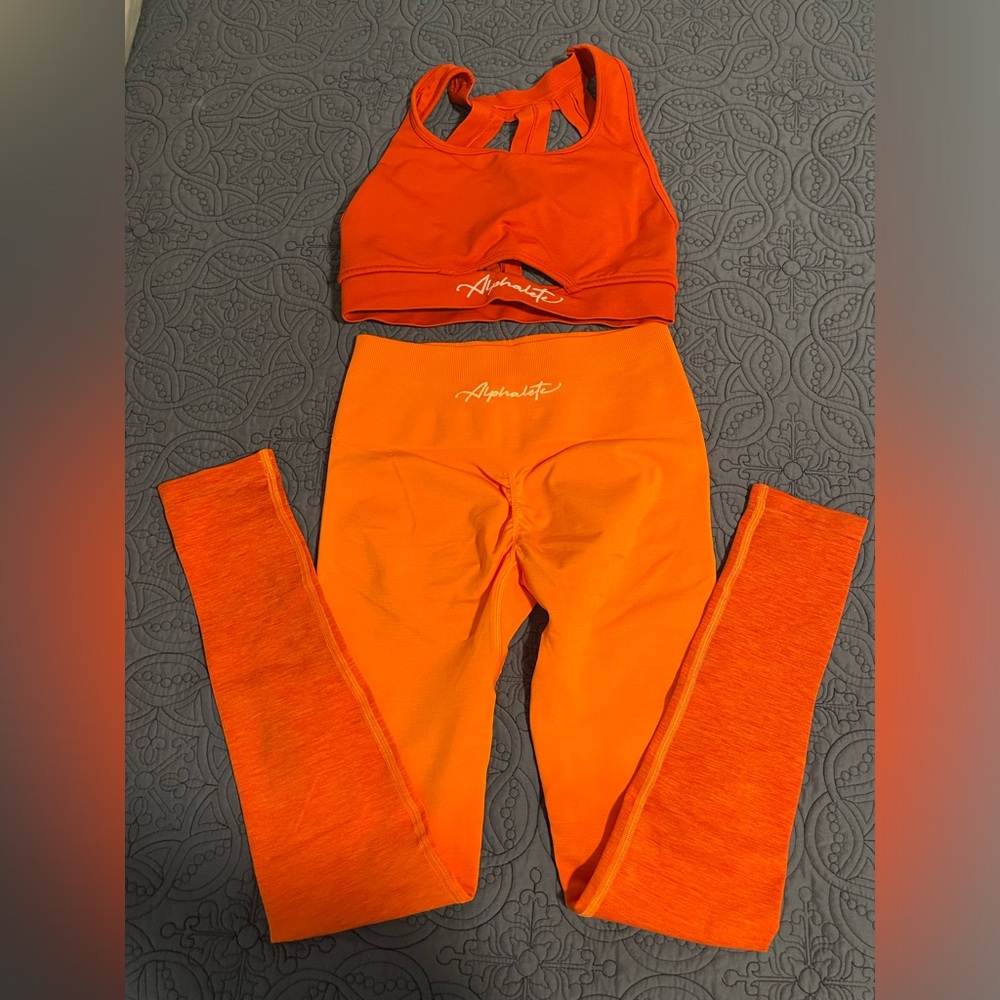 Alphalete Strawberry Ombre Amplify Set